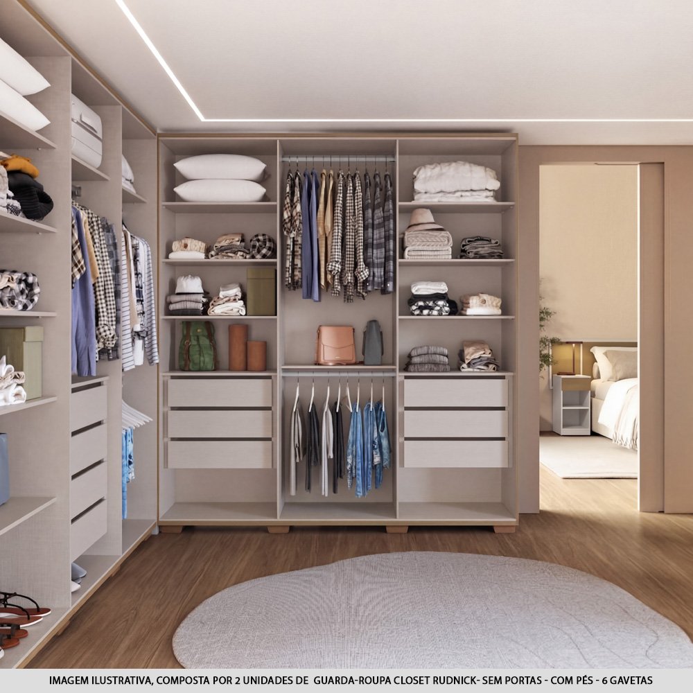 Closet Lyra 2300PG Amadeirado