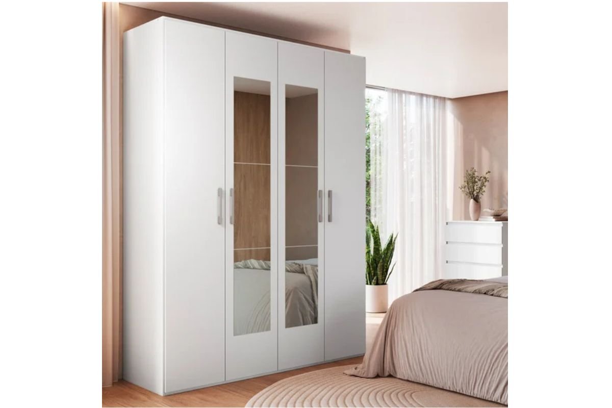 guarda roupa de solteiro em mdf